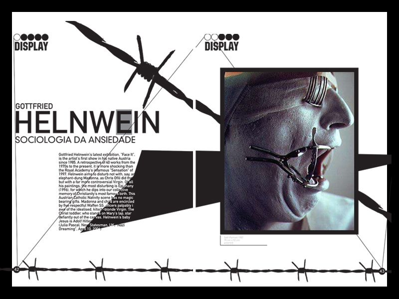 Gottfried Helnwein sociologia da ansiedade