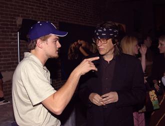 Leonardo DiCaprio with GOTTFRIED HELNWEIN
